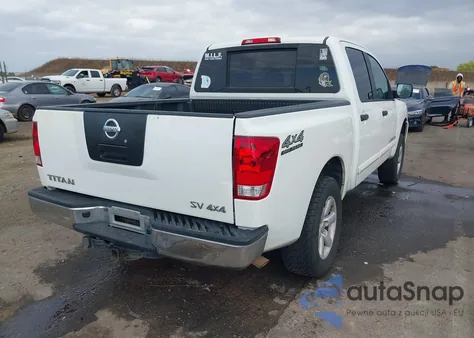 2012 Nissan Titan Sv из США, поврежденный, VIN 1N6AA0EJ6CN309091